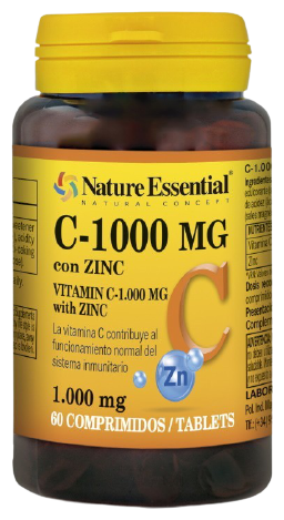 Vitamina C + Zinc 1000 mg 60 comprimidos