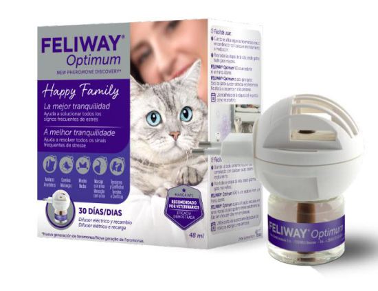 Feliway Optimum Difusor + Recambio 48 ml