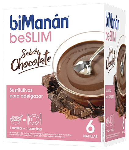 beSlim Natillas de Chocolate 6 unidades