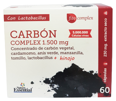 Carbón Vegetal Activ Complex 60 Cápsulas