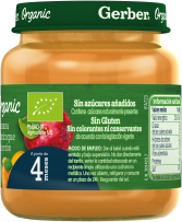 Tarrito Organic Manzana, Albaricoque y Melocotón 5 gr